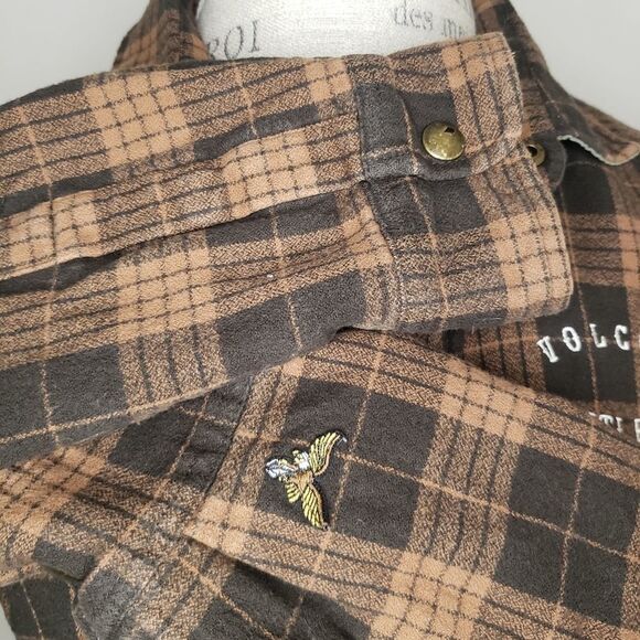 Vintage Volcom Plaid Skate Jacket Ani Hero - Picture 10 of 15